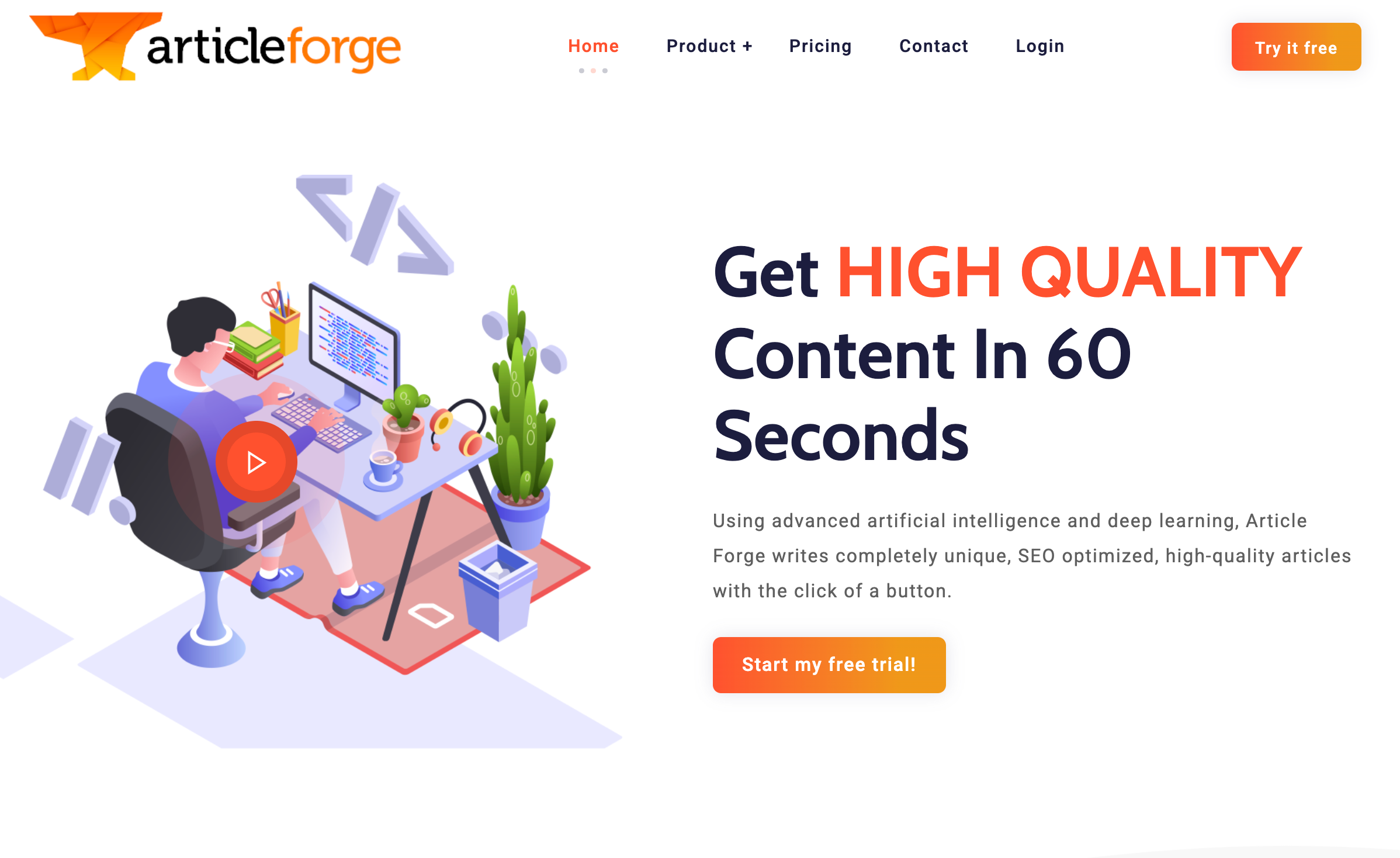 article forge ai writing software
